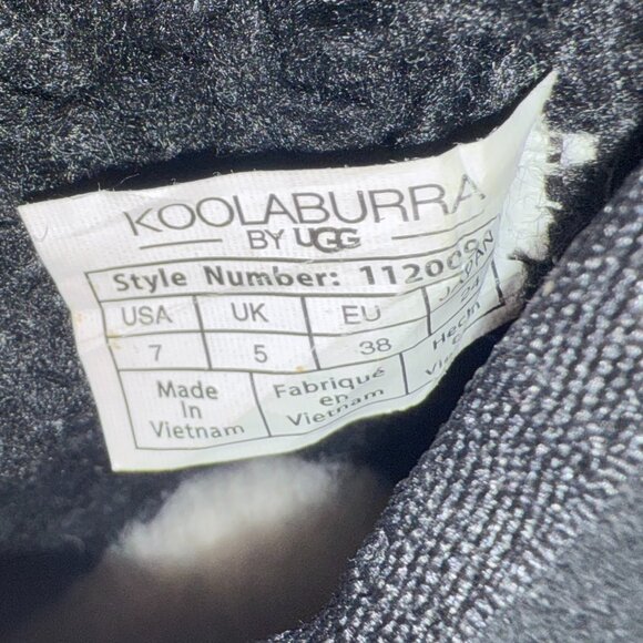 Koolaburra by UGG Black Leopard Koola Mini Ankle Boots – Size 7 - Picture 14 of 14